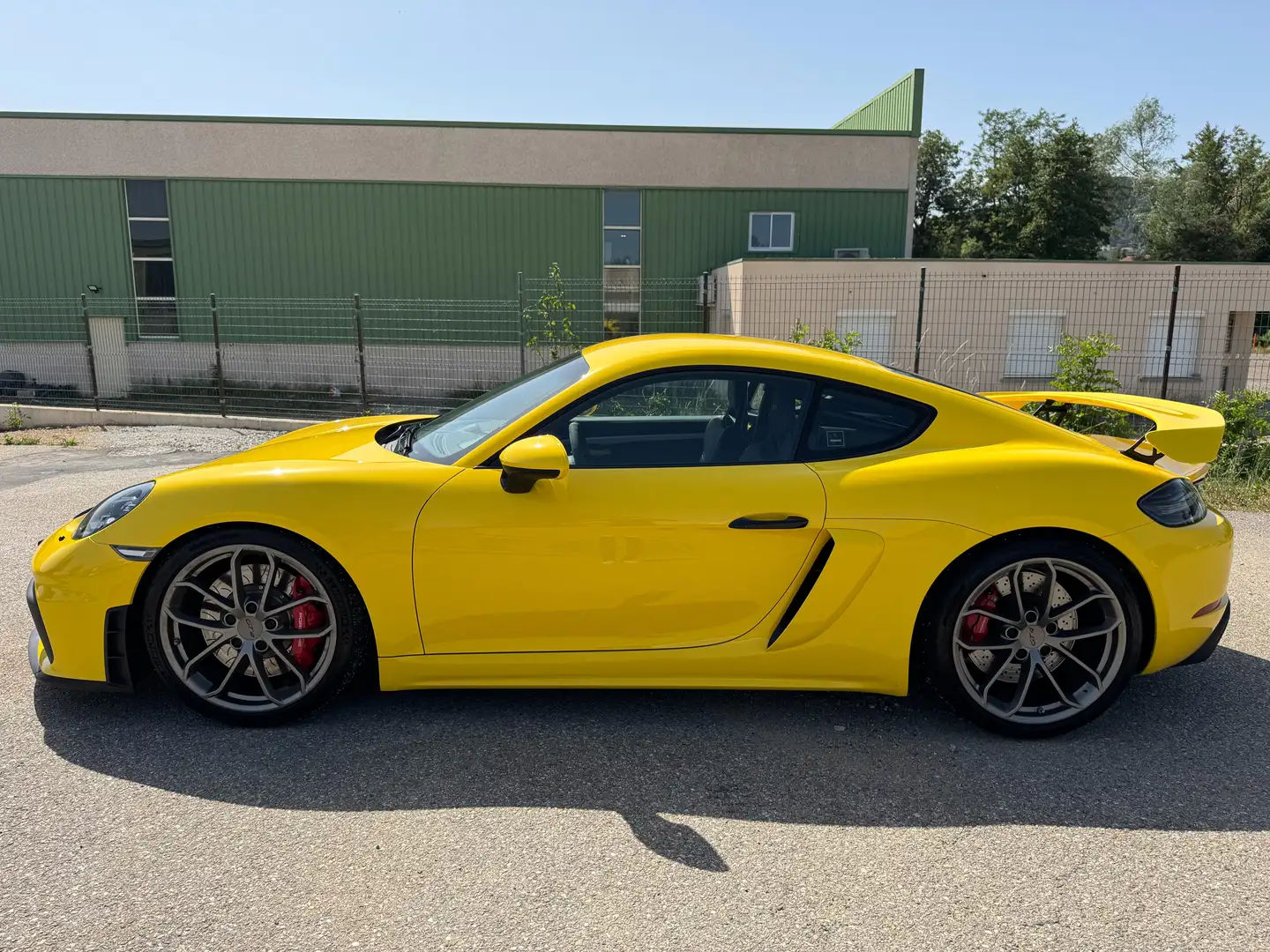Porsche Cayman 718 4.0i GT4 420 ch PDK Clubsport PDLS+ BOSE Jaune - 2