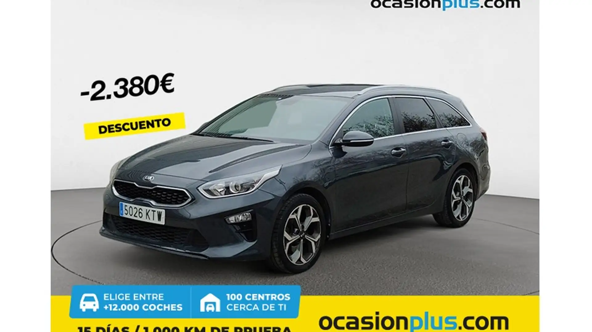 Kia Ceed / cee'd Tourer 1.0 T-GDi Eco-Dynamics Tech 120 Grijs - 1