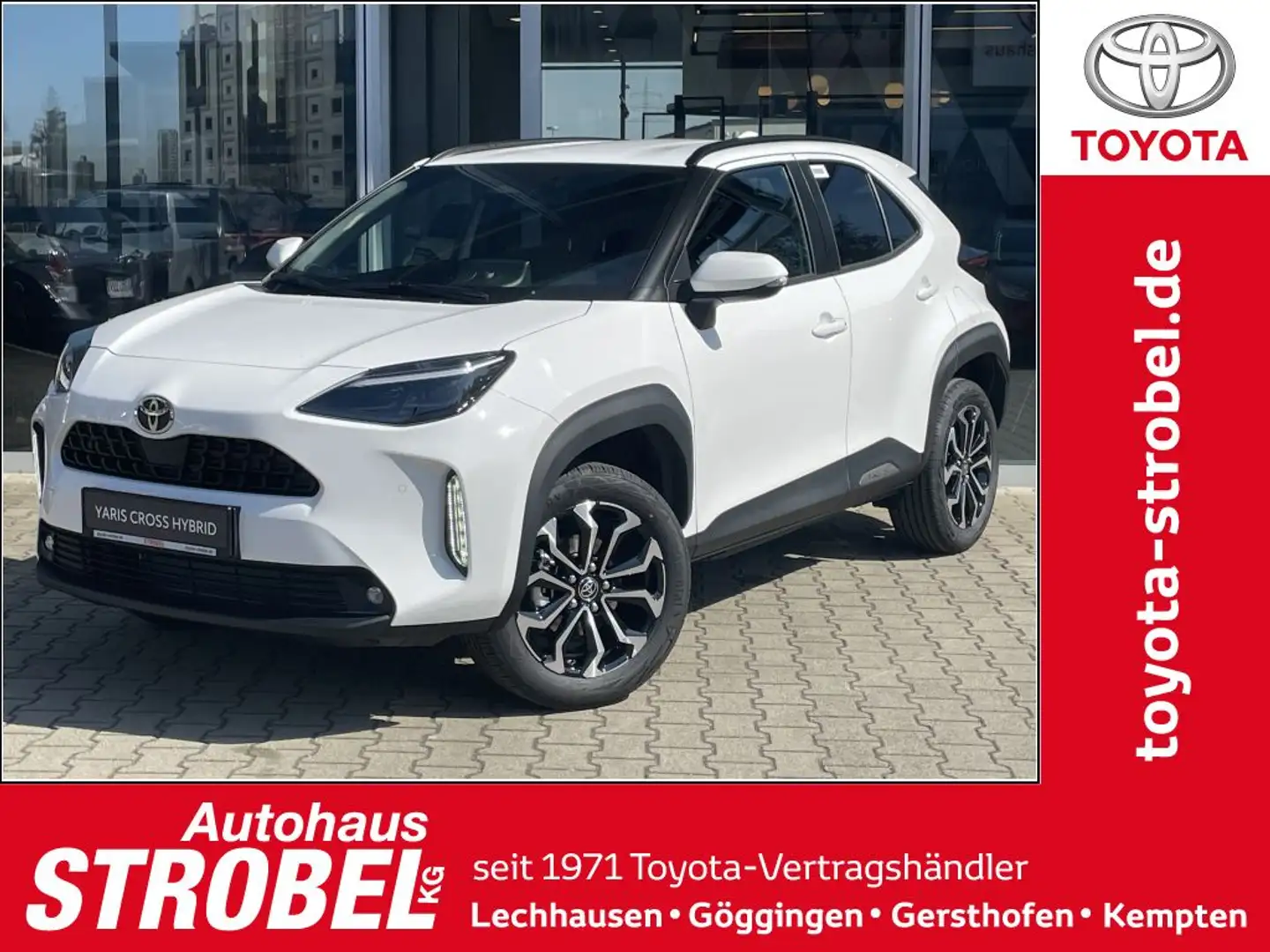 Toyota Yaris Cross Hybrid 130 1.5 VVT-i Teamplayer Weiß - 1