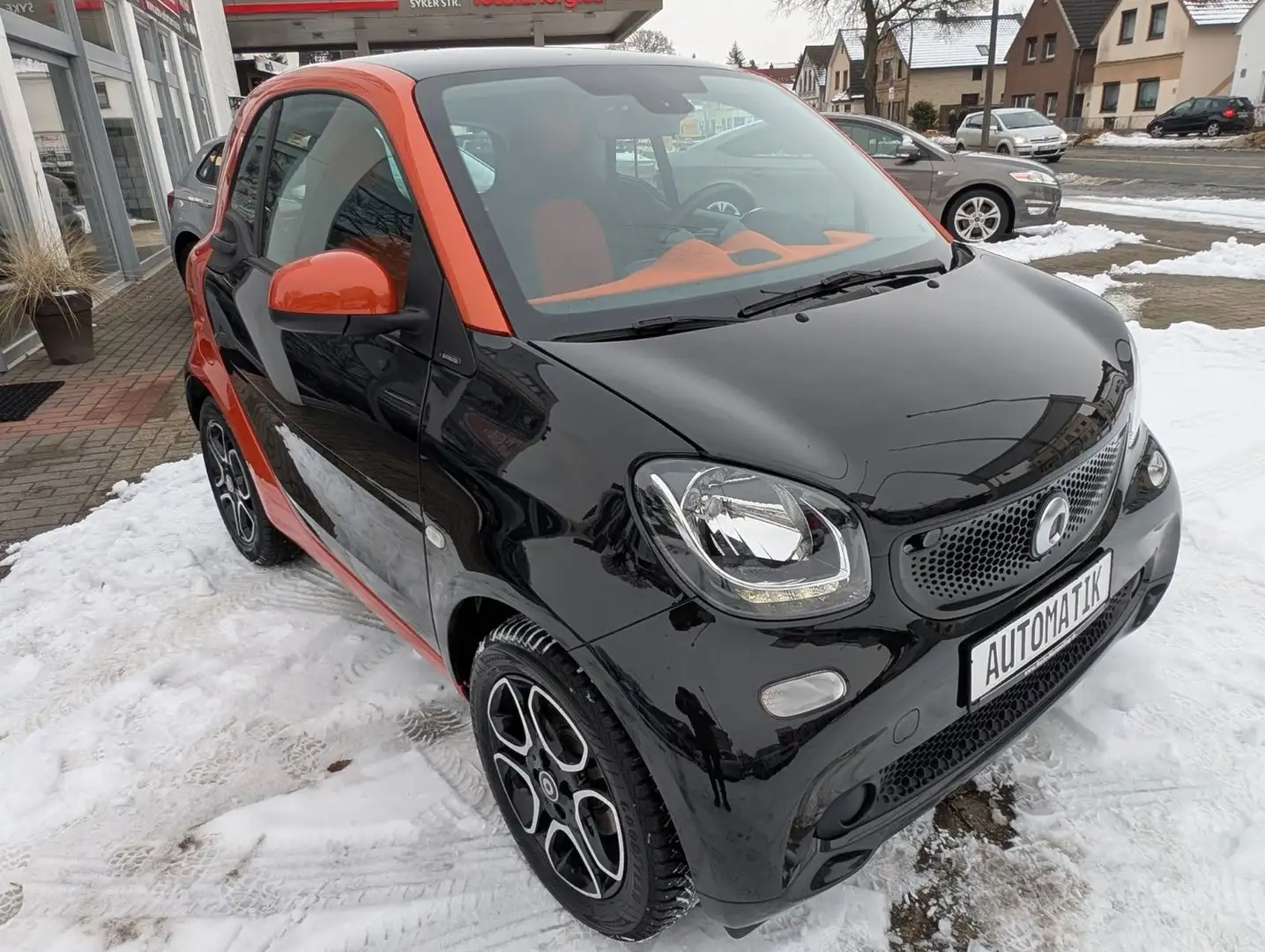 smart forTwo fortwo coupe passion Pano|SHZ|Allwetter Orange - 2
