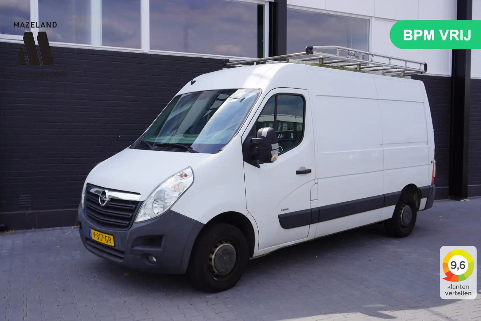 Opel Movano 2.3 CDTI 125PK L2H2 - Airco - Navi - Cruise - PDC Wit - 1