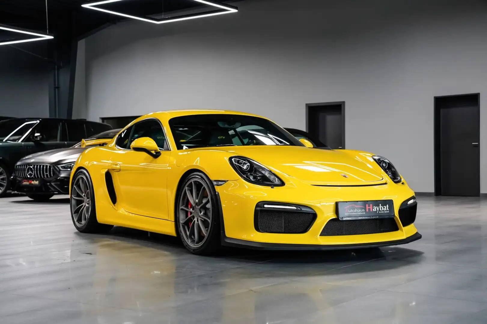 Porsche Cayman GT4 Clubsport-Paket-Carbon*KW V4* Żółty - 1
