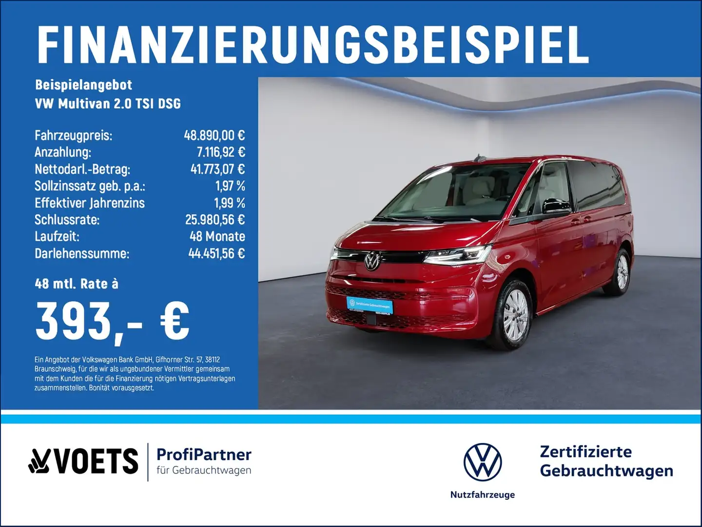 Volkswagen LT Multivan 2.0 TSI DSG MATRIX-LED+PDC+STANDHZG Rood - 2