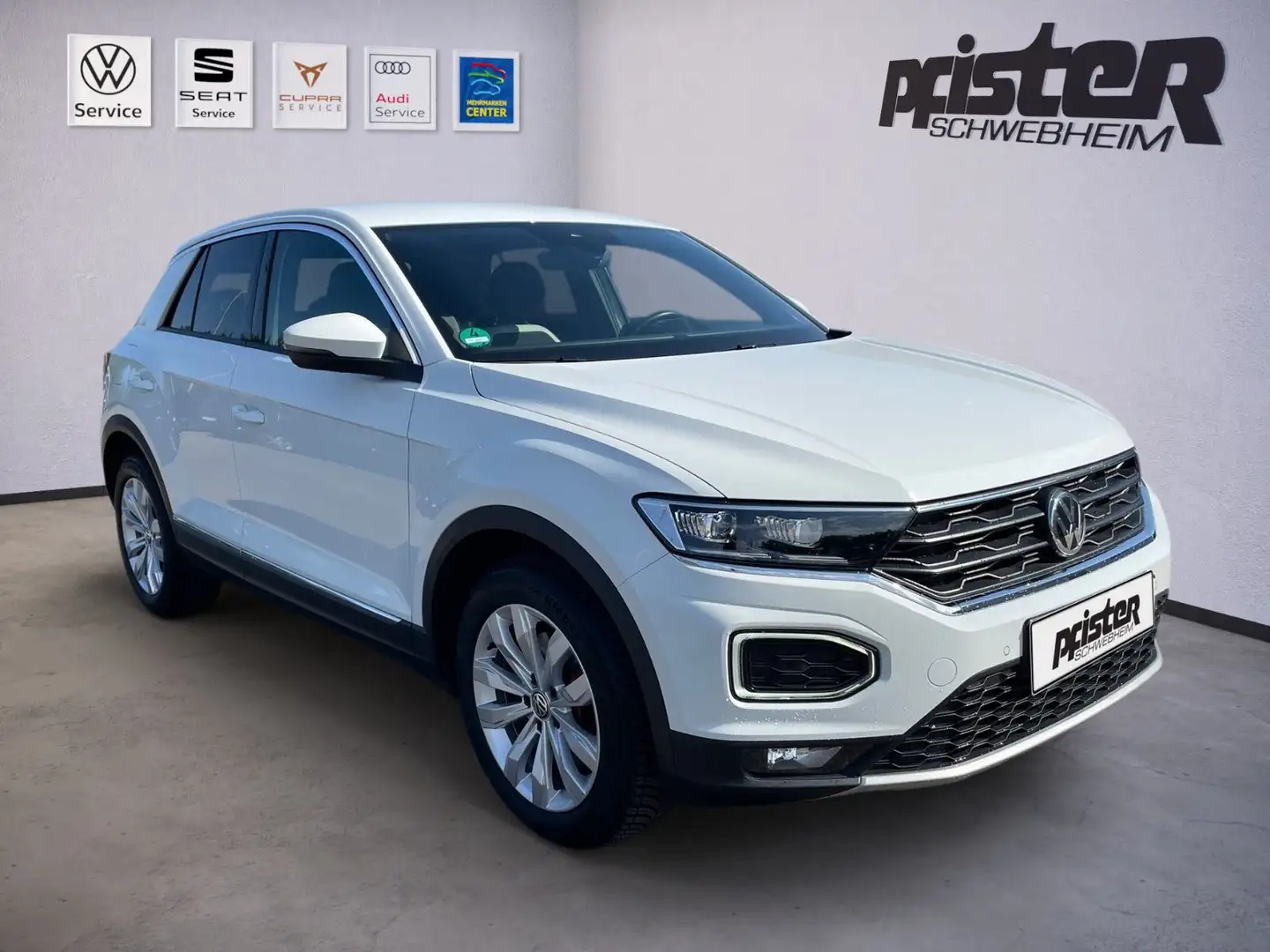 Volkswagen T-Roc 1.5 TSI DSG Sport+AHK+LED+NAVI Weiß - 2