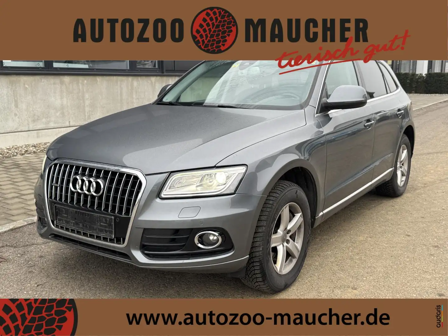 Audi Q5 3.0 V6 TDI Quattro DSG ACC/PANO/LEDER/AHK Grijs - 1