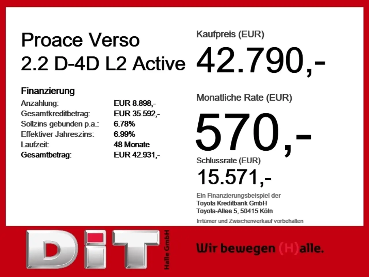 Toyota Proace 2026