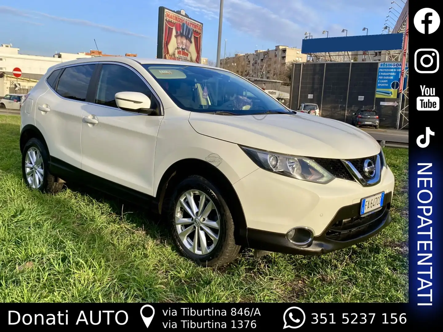 Nissan Qashqai 1.2 115cv xtronic E6 Bianco - 1