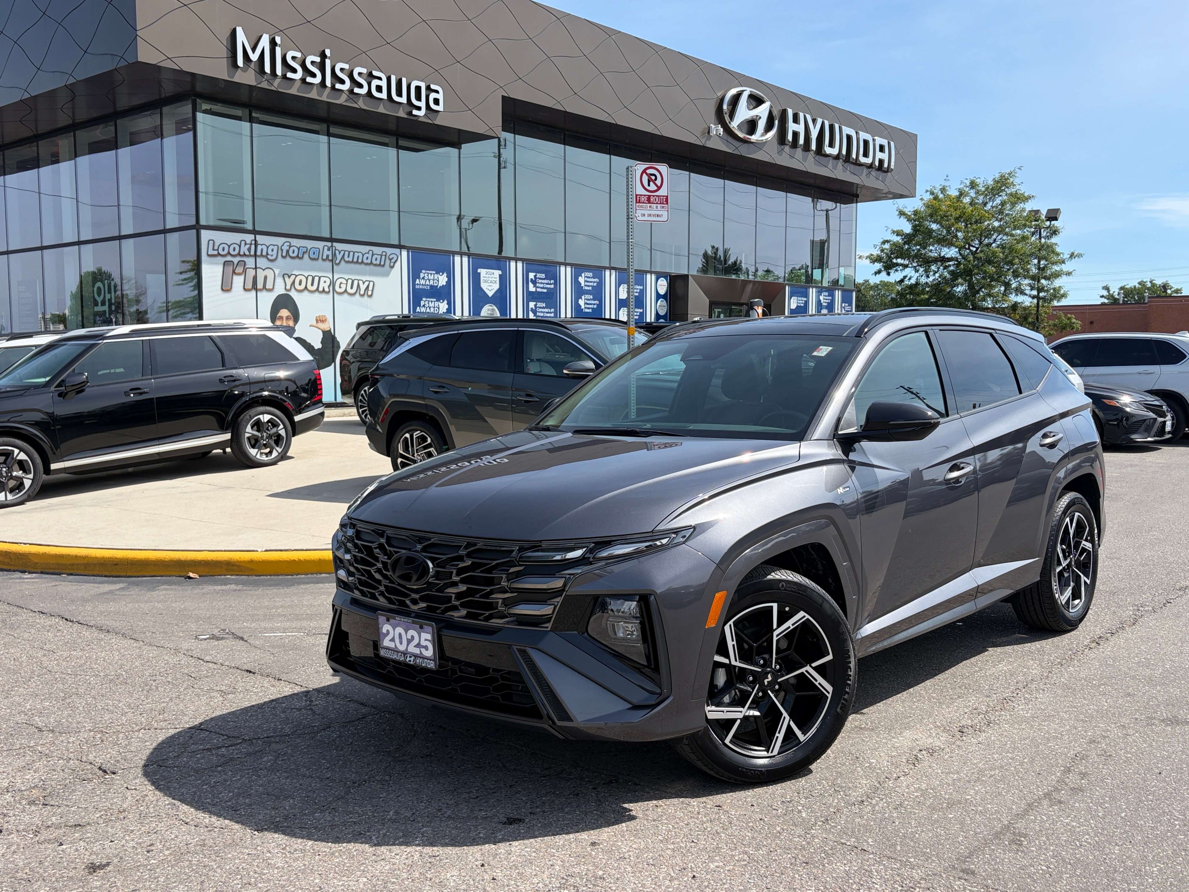 Gray 2025 Hyundai Tucson Hybrid SUV / Crossover All-Wheel Drive Automatic