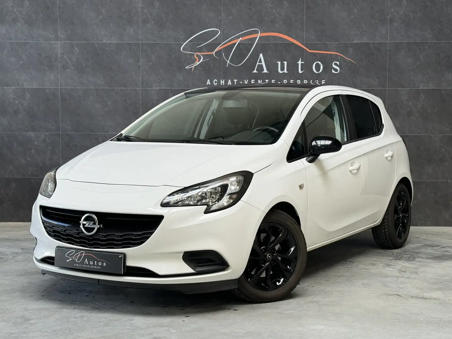 Opel Corsa 1.4*Black Edition*\* CAR PLAY */* EURO 6B *\CARNET Blanc - 1