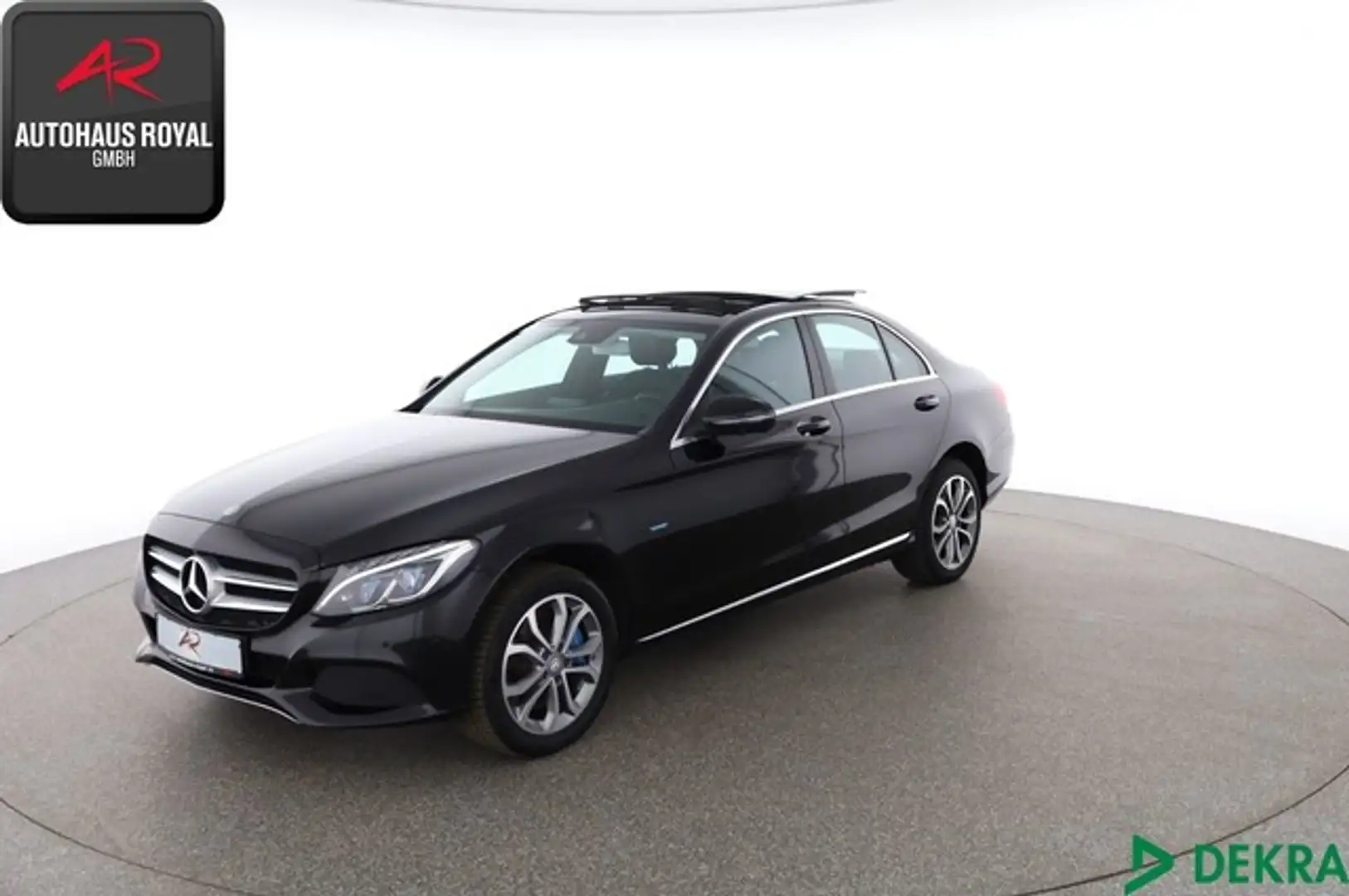Mercedes-Benz C 350 e AIRMATIC,PANO,360GRAD,ILSLED,SCHECKHEFT Zwart - 1