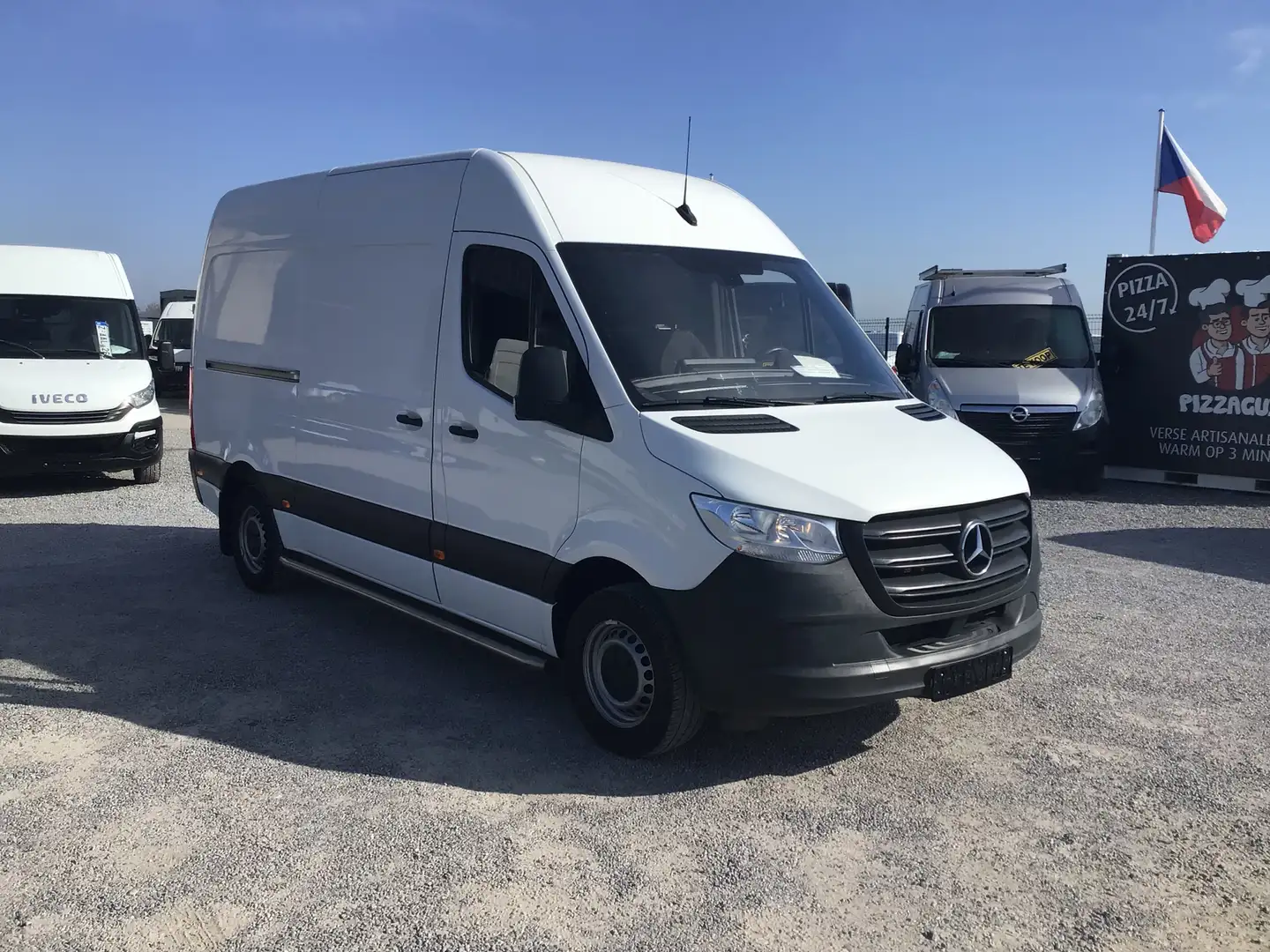 Mercedes-Benz Sprinter l2h2 315cdi 150pk 2021 32000km 29950e ex Blanc - 1