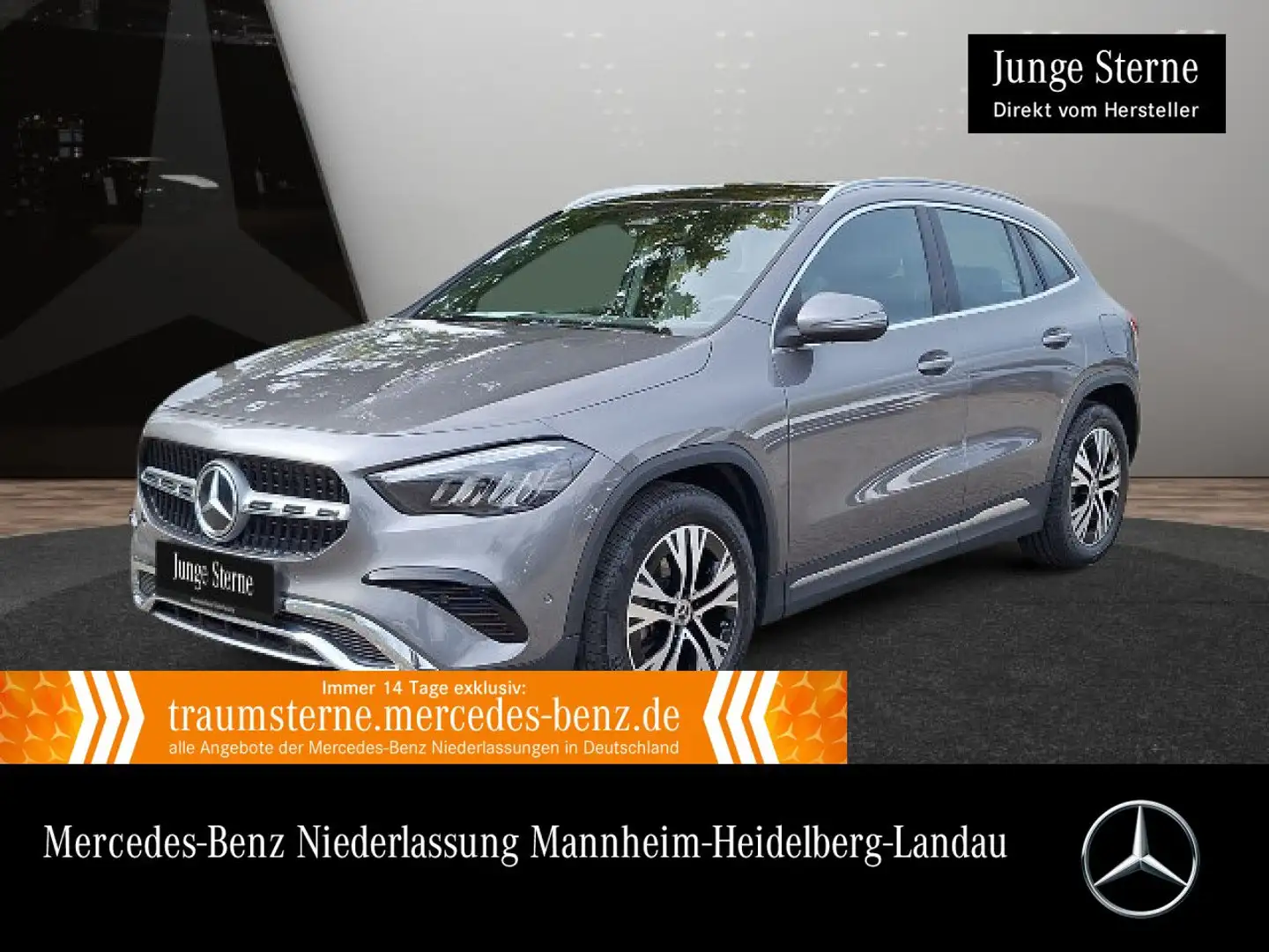 Mercedes-Benz GLA 200 PROGRESSIVE+PANO+AHK+LED+STHZG+KAMERA+7G Grau - 1