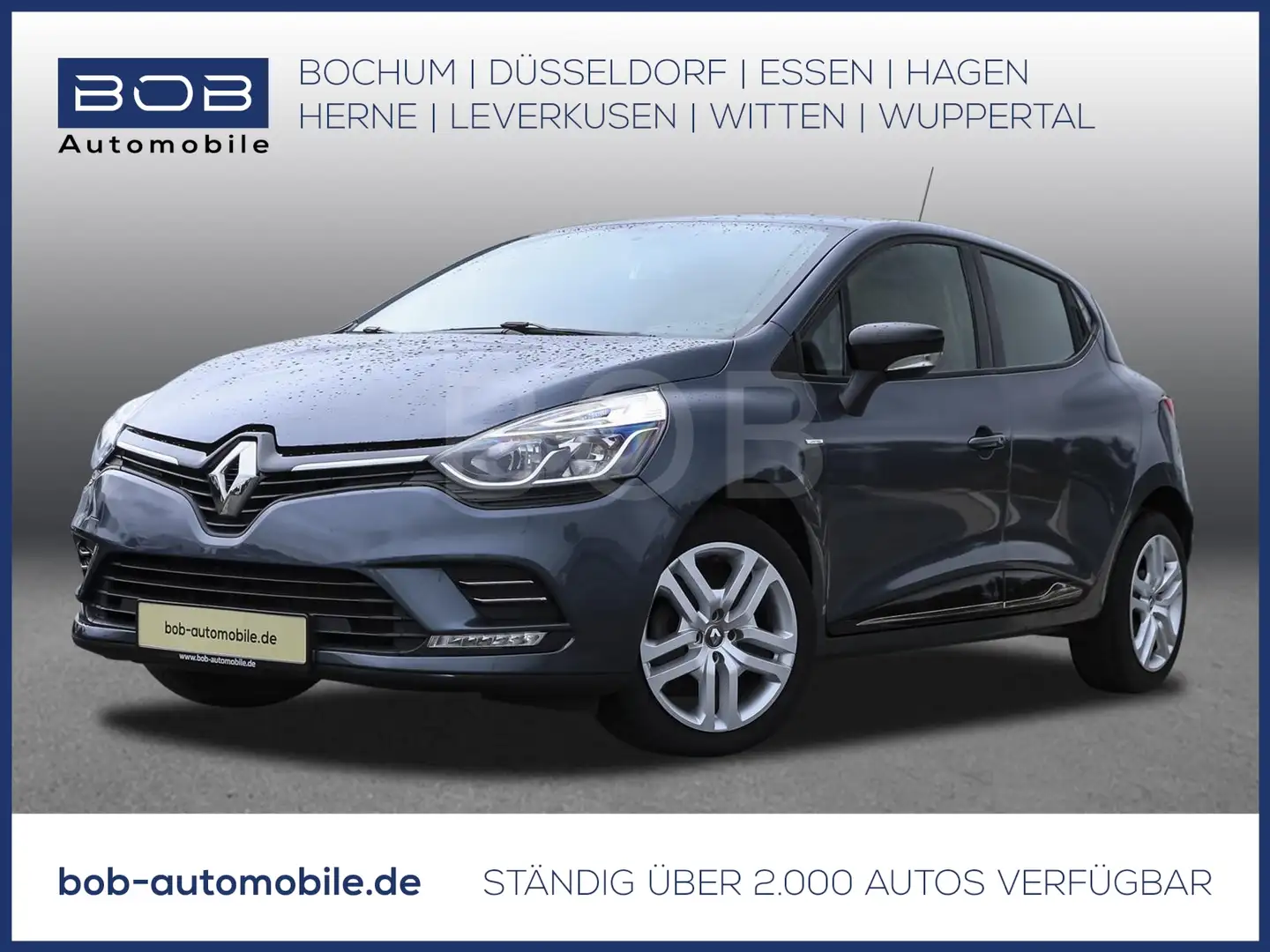 Renault Clio LIMITED 1.2 75 KLIMA ZV USB eFH BT Gris - 1