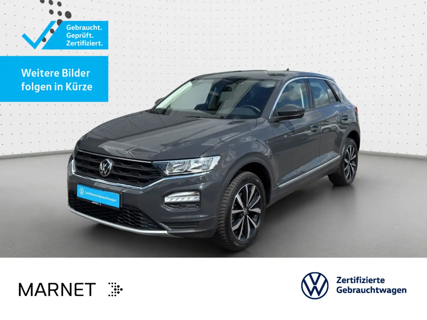 Volkswagen T-Roc Style 1.5 TSI DSG App-Connect*PDC*SHZ*Allw Grau - 1