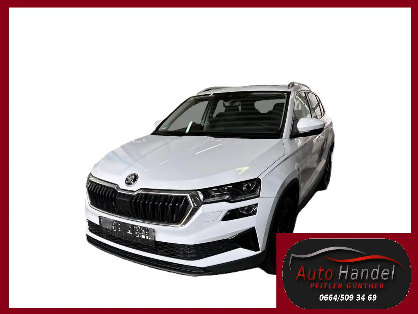 Skoda Karoq 2,0 TDI 4x4 DSG+NAVI+AHK+LED+ Weiß - 1