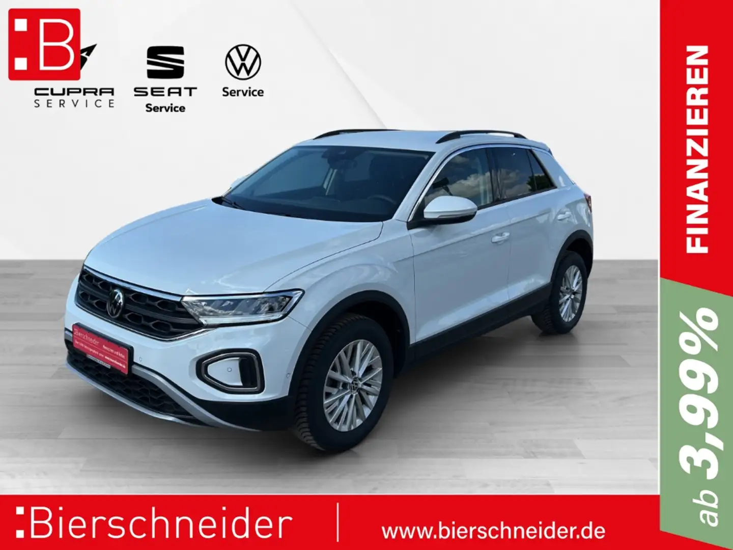 Volkswagen T-Roc 1.0 TSI Life DIGITAL COCKPIT LED NAVI 16 Blanco - 1