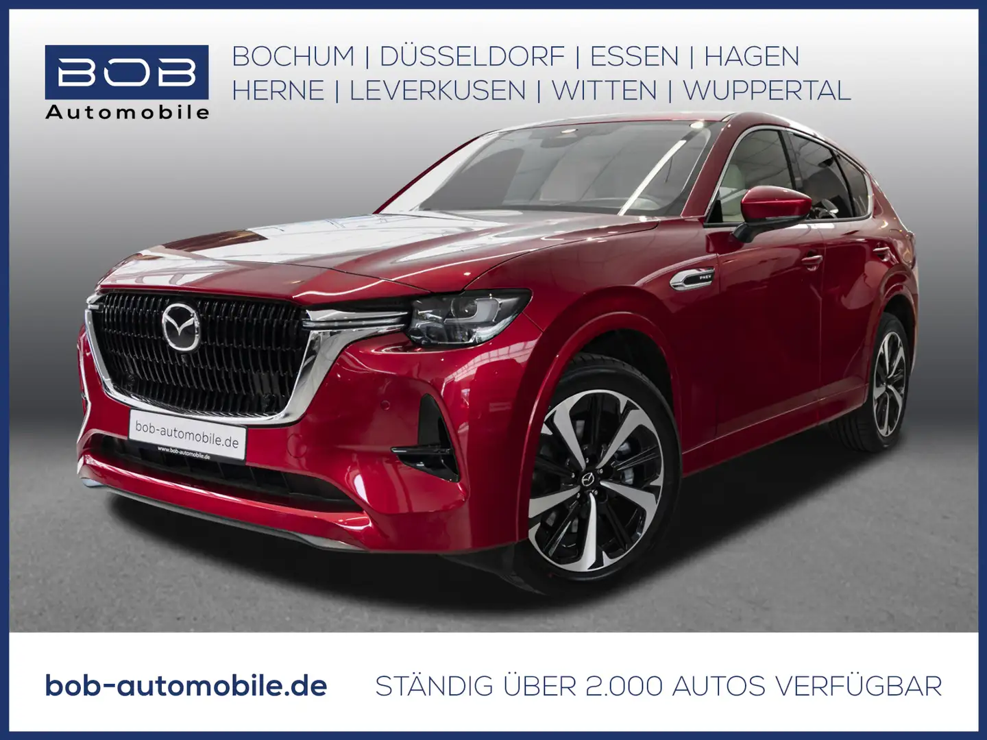 Mazda CX-60 Plug-In TAKUMI CON-P DRI-P COM-P PAN-P 8-fach bere Rot - 1