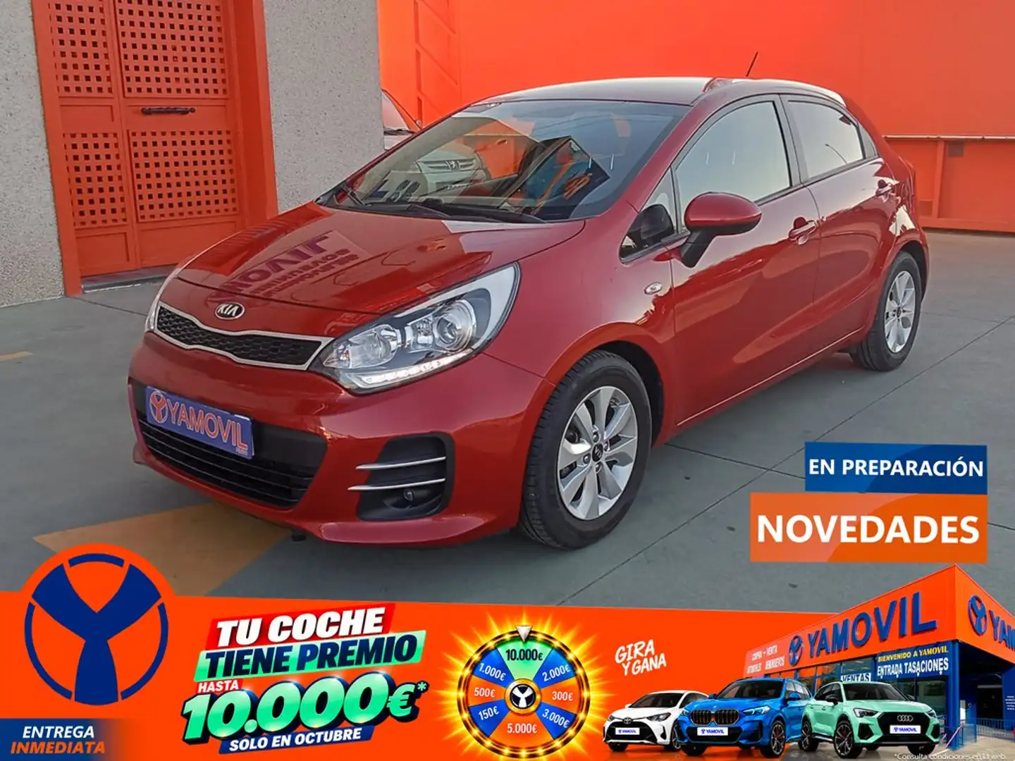 Kia Rio 1.2 CVVT Drive Rojo - 1
