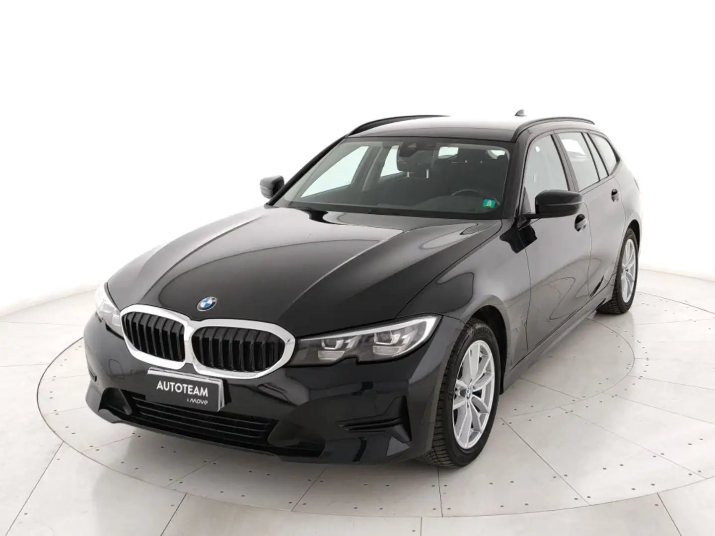 BMW 320 Serie 3 320d Touring mhev 48V auto Schwarz - 1