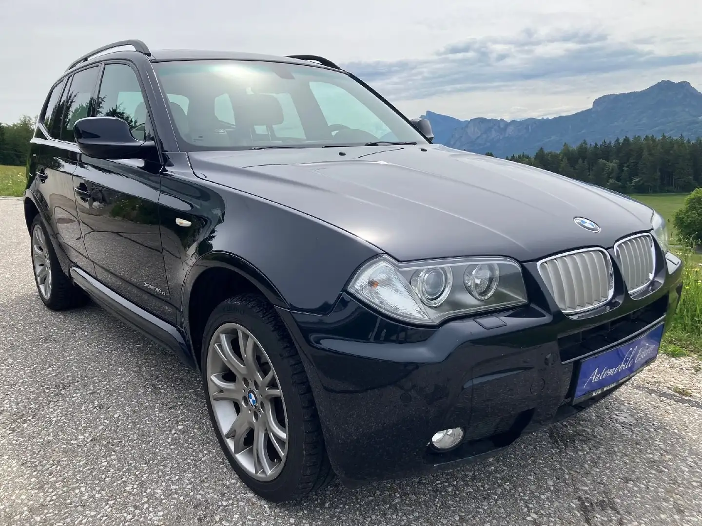 BMW X3 xDrive 30d Leder AT,Schiebed el., AHK, Navi, Xenon Noir - 2