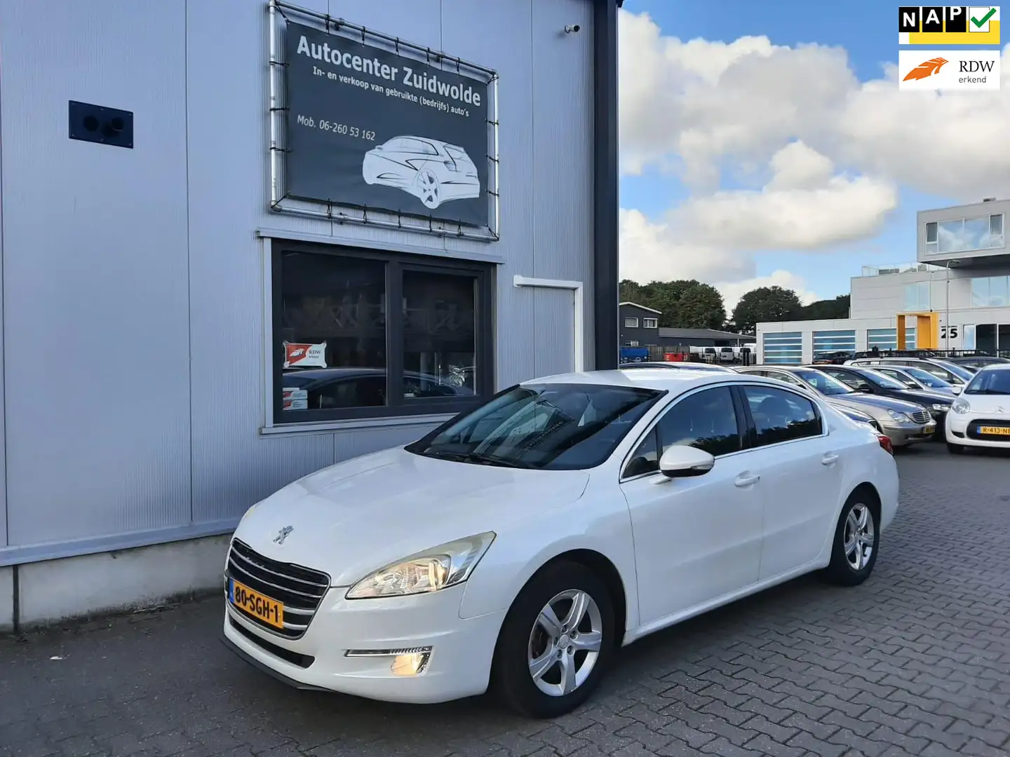 Peugeot 508 1.6 THP Active navi parelmoer clima Wit - 1