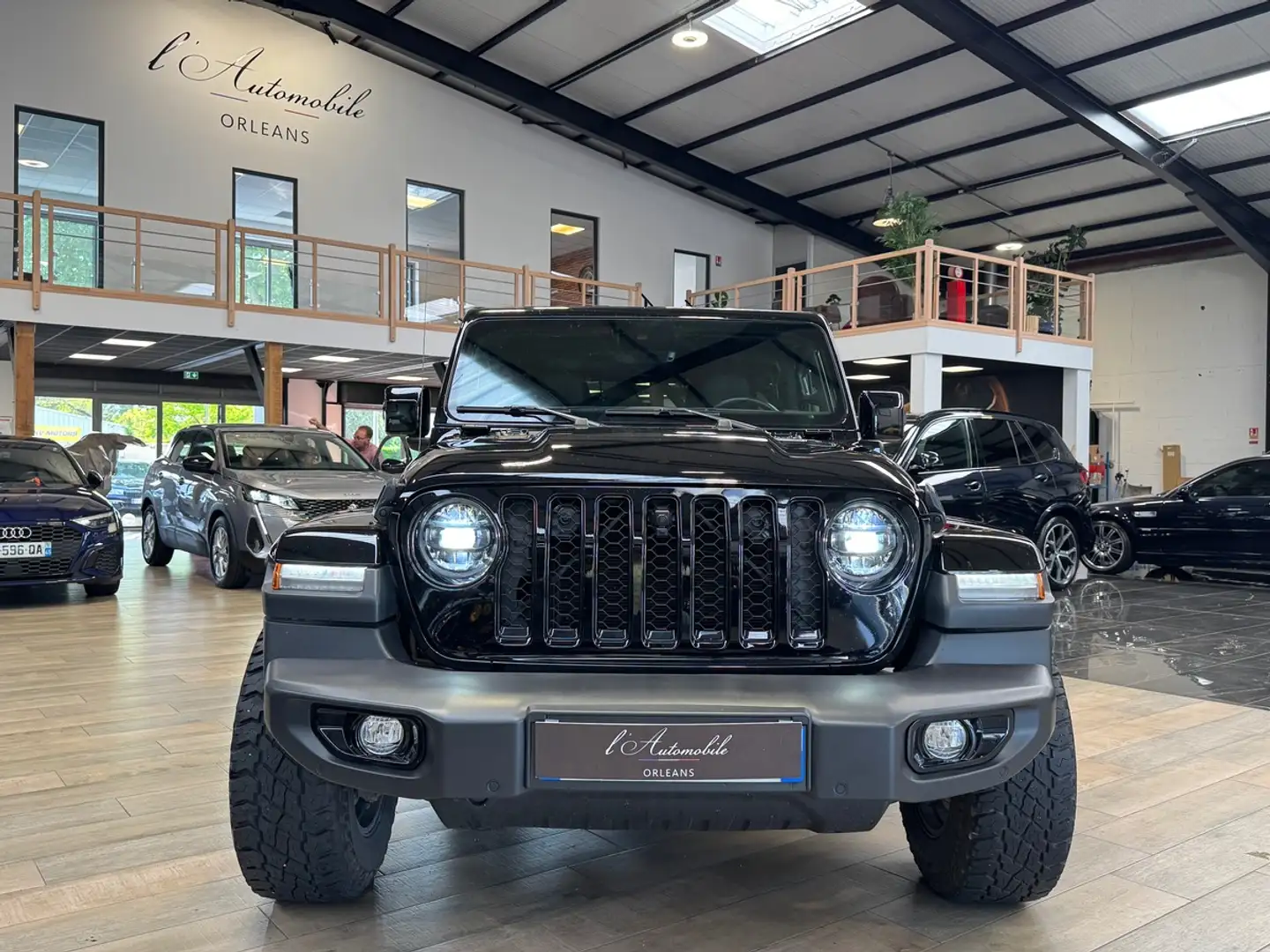 Jeep Wrangler 4XE 380CV UNLIMITED 4X4 OVERLAND JANTES RIDGE RUGG Noir - 2