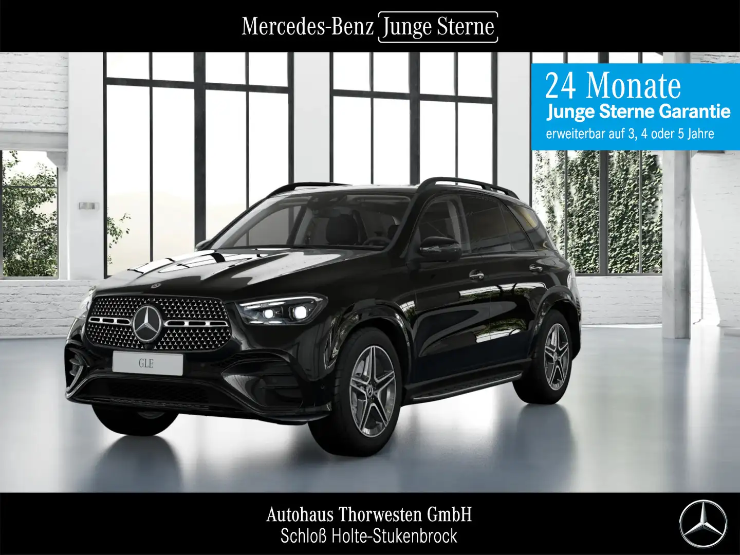 Mercedes-Benz GLE 450 GLE 450 d 4MATIC AMG Line Premium 7-Sitzer Schwarz - 1