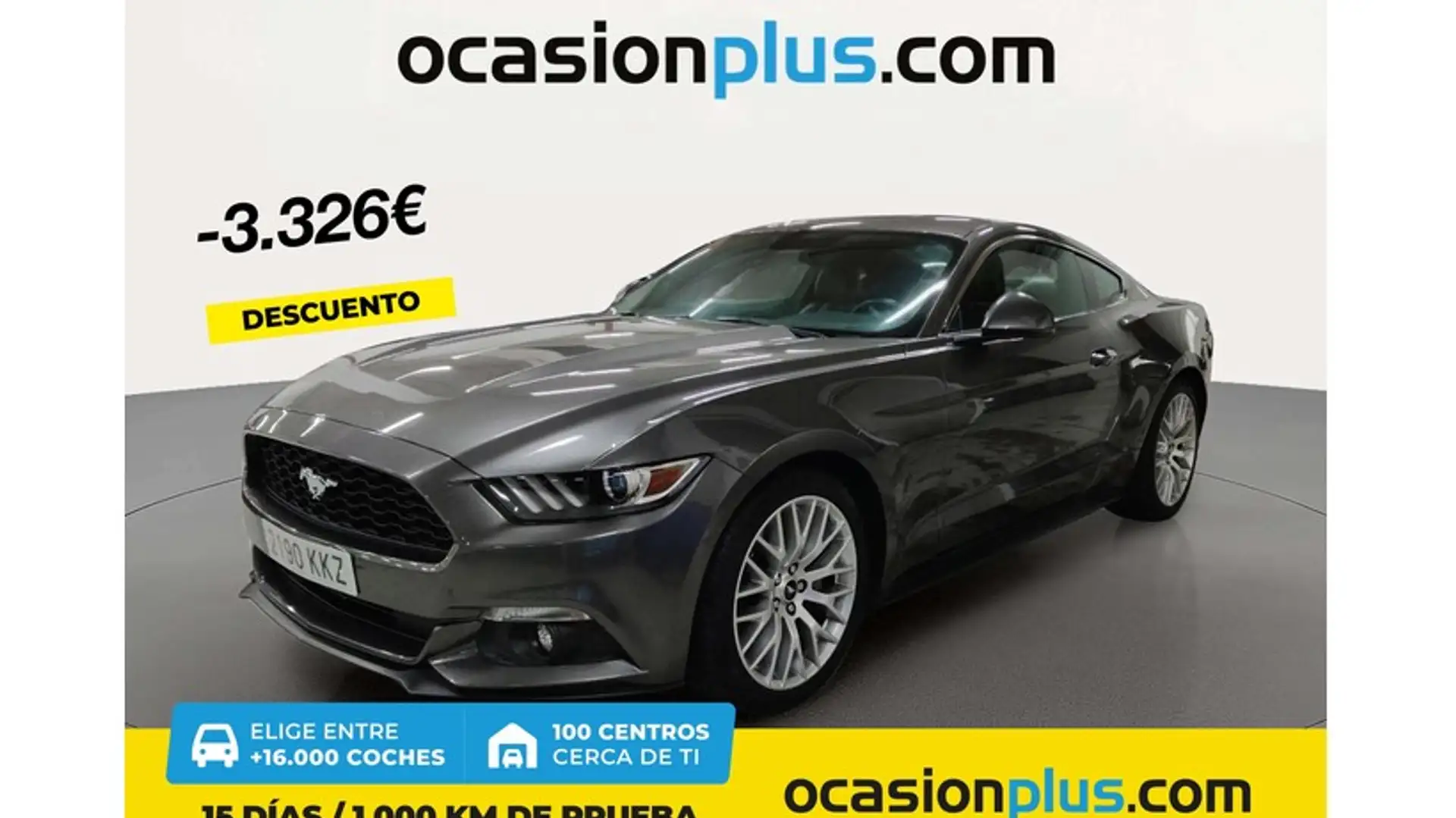Ford Mustang Fastback 2.3 EcoBoost Gris - 1