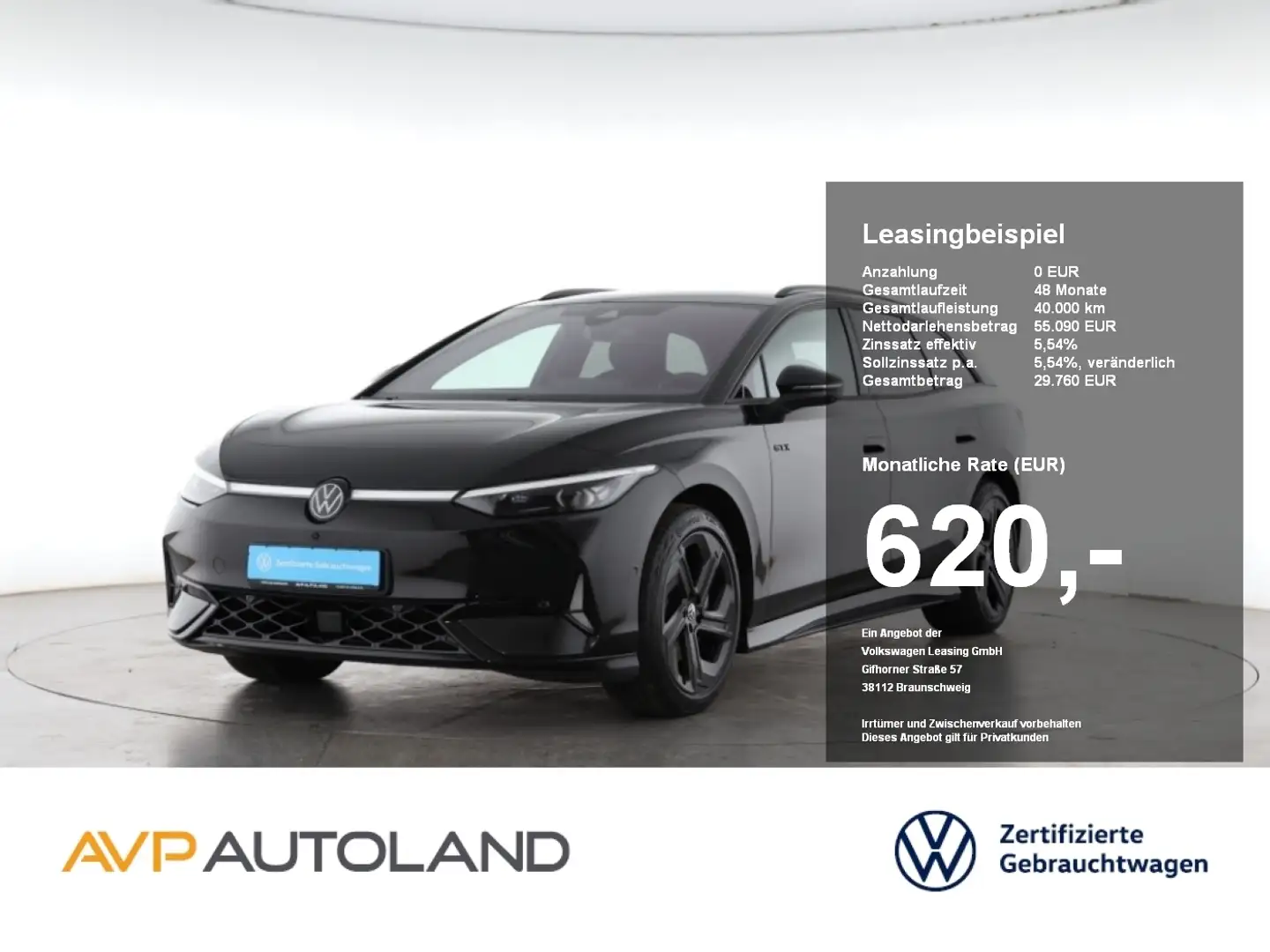 Volkswagen ID.7 Tourer 4MOTION GTX | NAVI | LED | AHK | Schwarz - 1