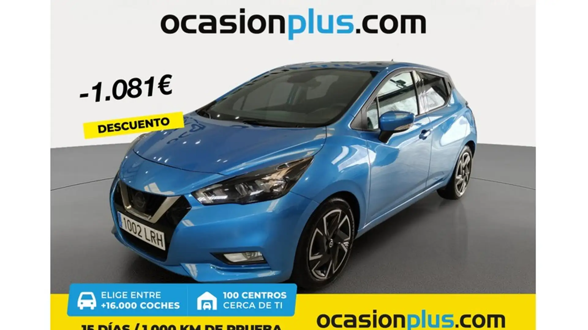 Nissan Micra IG-T Acenta 92 Blauw - 1