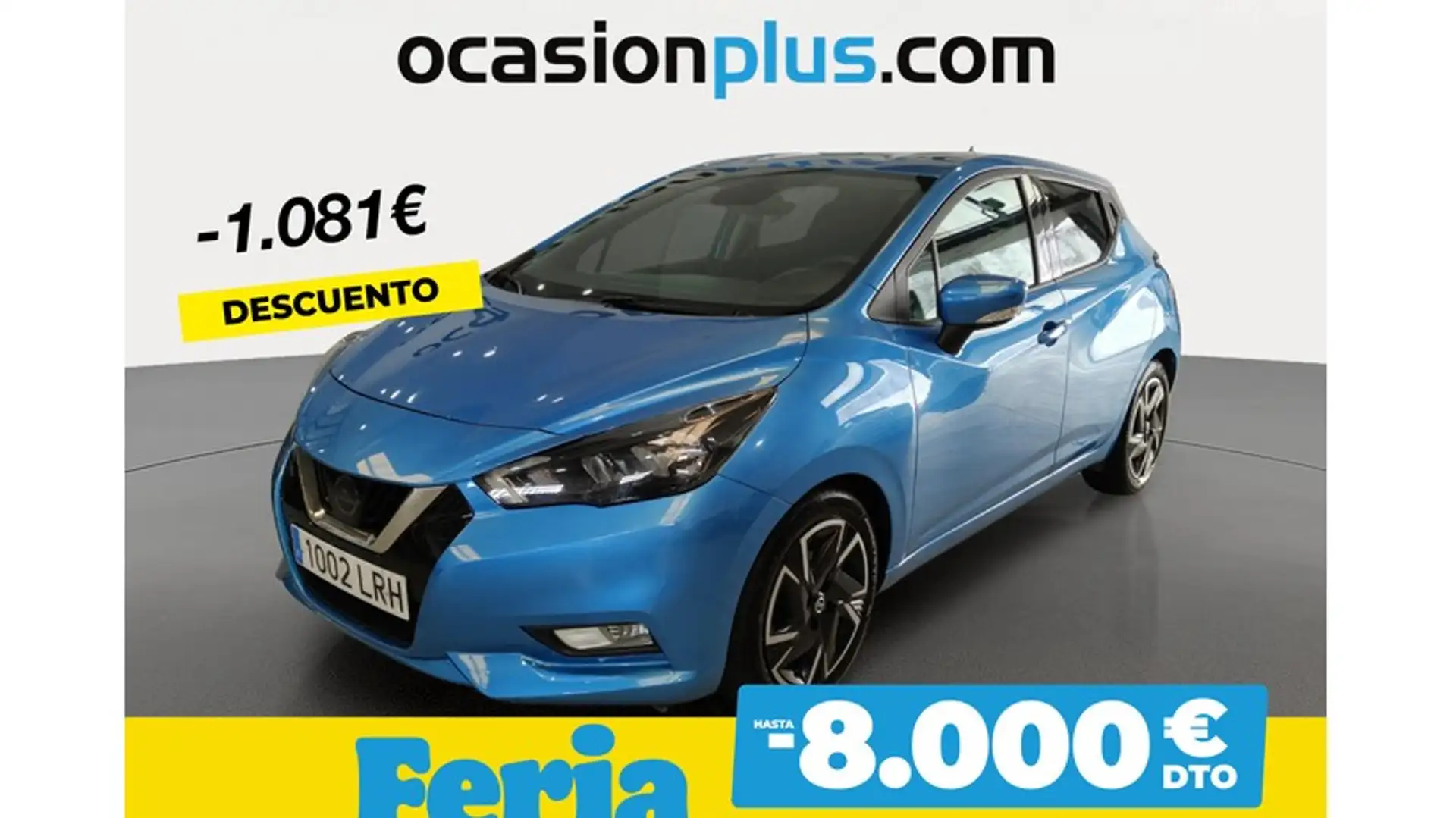 Nissan Micra IG-T Acenta 92 Bleu - 1