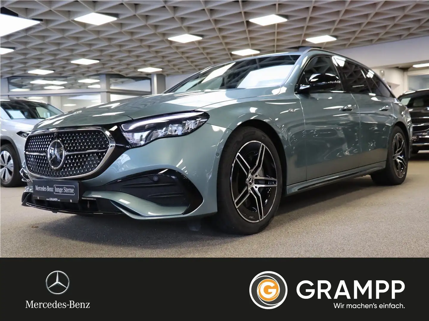 Mercedes-Benz E 300 T de AMG Fahrassi/Burm4D/AHK/Night/Kamera Silber - 1