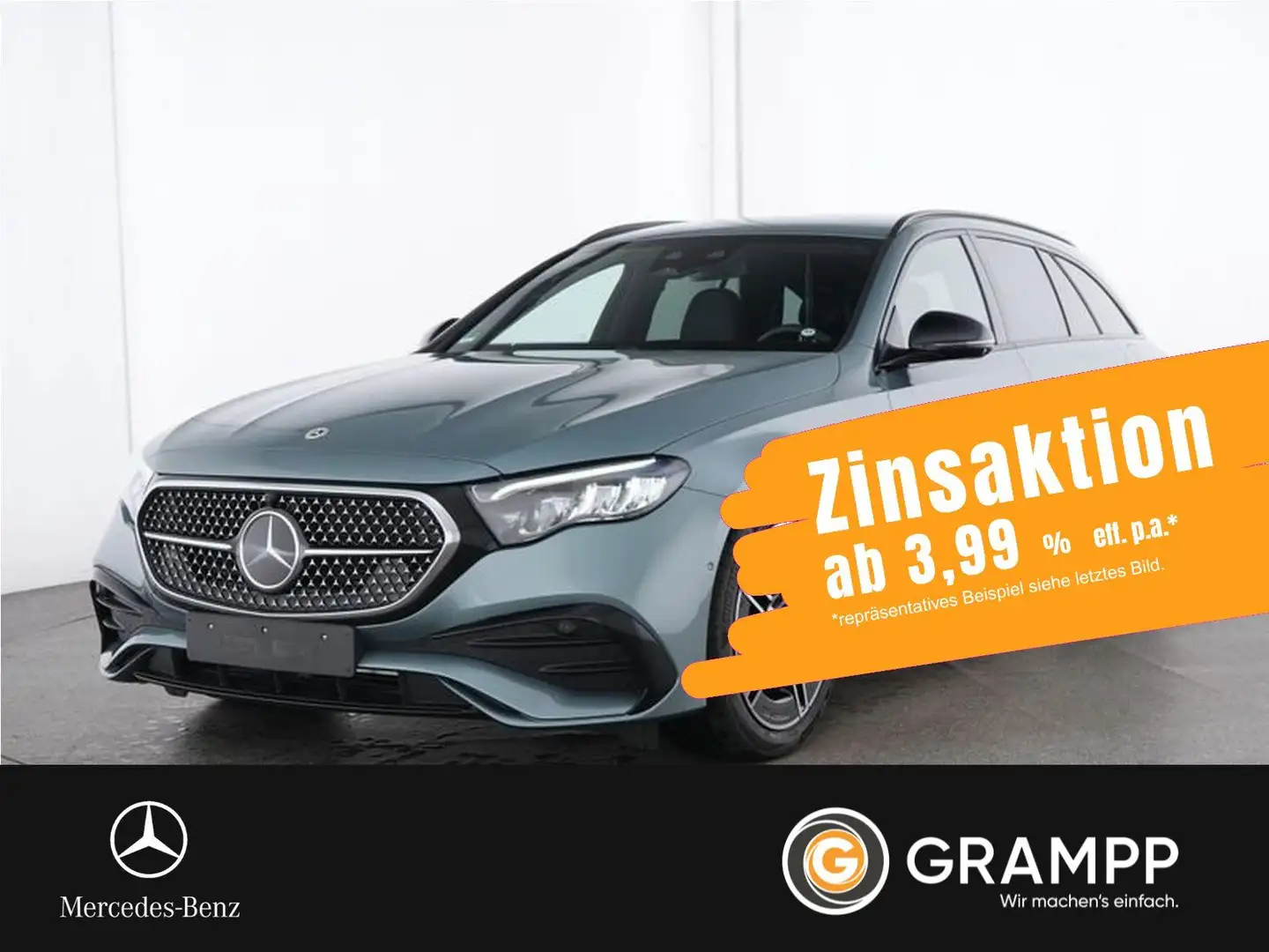 Mercedes-Benz E 300 T de AMG Fahrassi/Burm4D/AHK/Night/Kamera Silber - 1