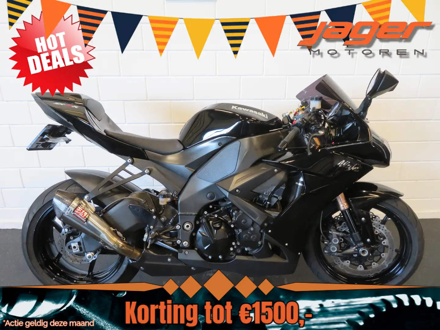 Kawasaki Ninja ZX-10R ZX10 ZX-10R YOSIMURA Zwart - 1