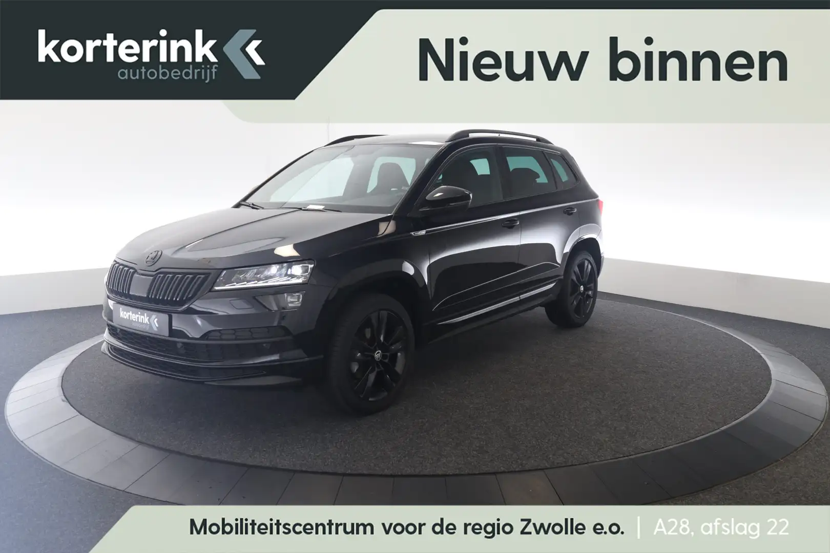 Skoda Karoq 1.5 TSI ACT Sportline Business Zwart - 1