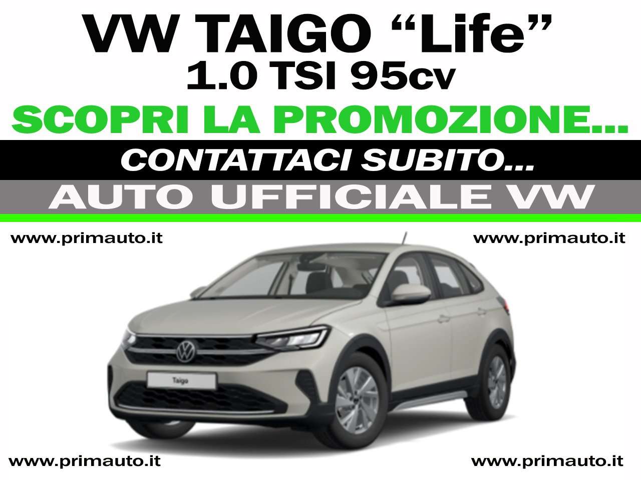 Volkswagen Taigo 1.0 TSI 95 CV "Life" - UFFICIALE VW - CONTATTACI !