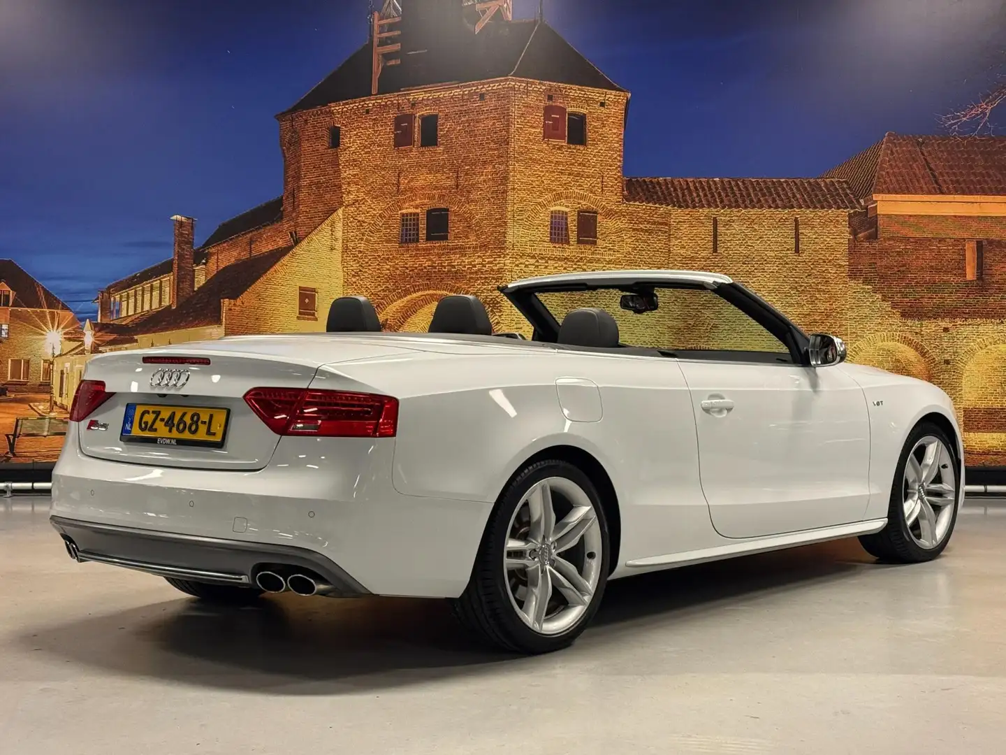 Audi A5 Cabriolet 3.0 TFSI S5 Quattro Automaat B&O ACC Cam Blanco - 2