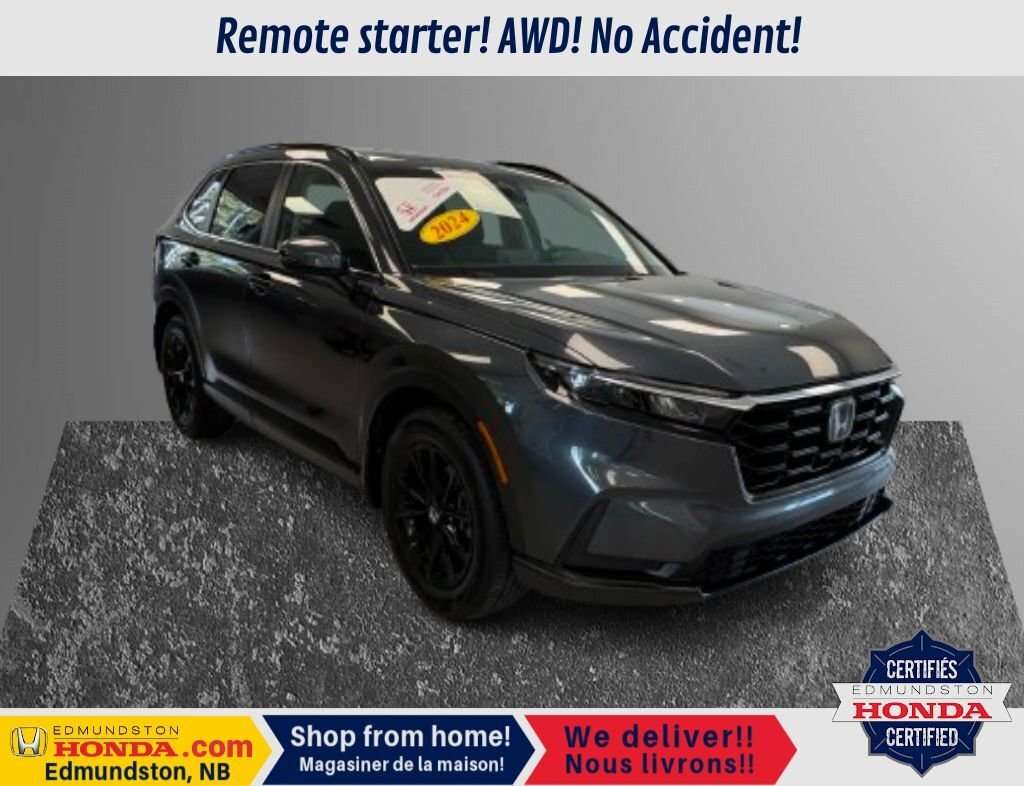 2024 Honda CR-V Sport Remote starter! AWD! No Accident! / Demarreu