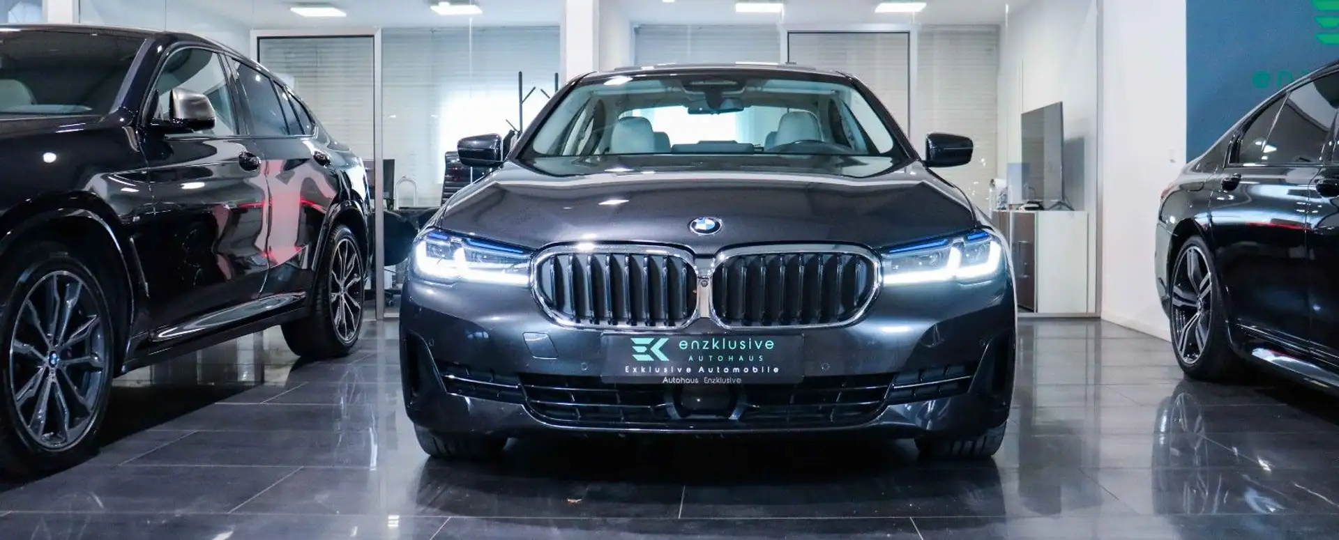 BMW 530 d xD *LASER*GLASDACH*NAVIPRO*360°H&K*HuD*ACC Grau - 2