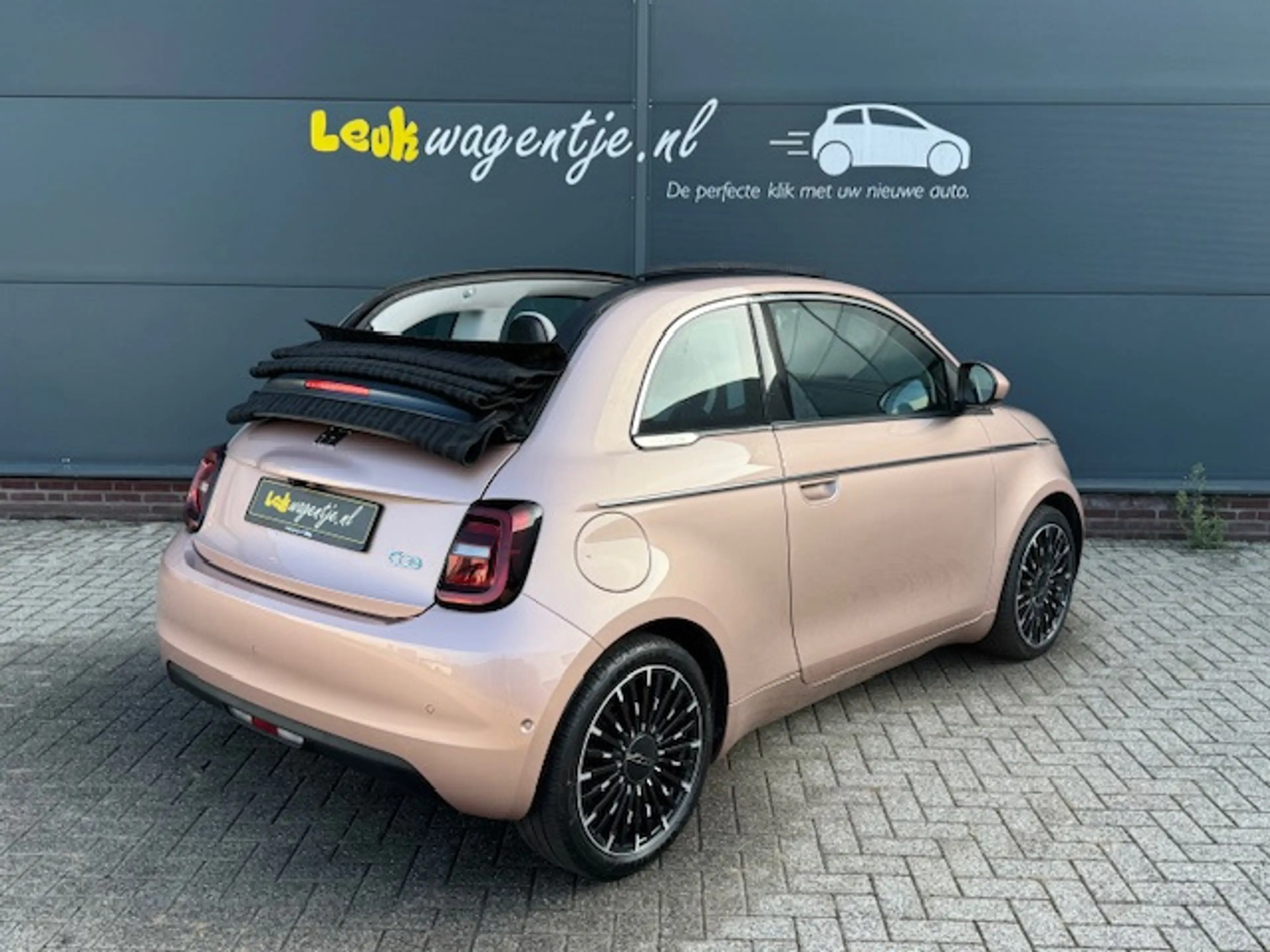 Fiat 500C E La Prima 42 kWh Cabrio *carplay *leer *stoelv. — photo 2