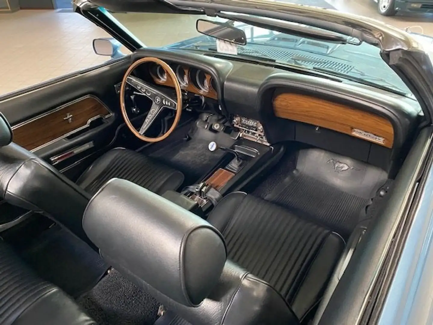 Ford Mustang 428 Cobra Jet Mustang Cabrio Синій - 2