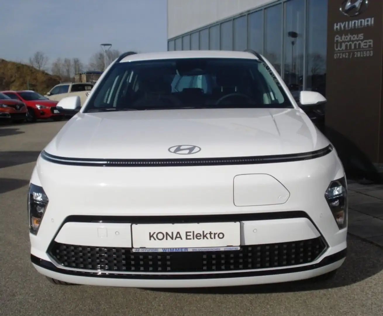 Hyundai KONA EV (SX2) Smart Line 48,4 kWh k5es1-OP7 Weiß - 2