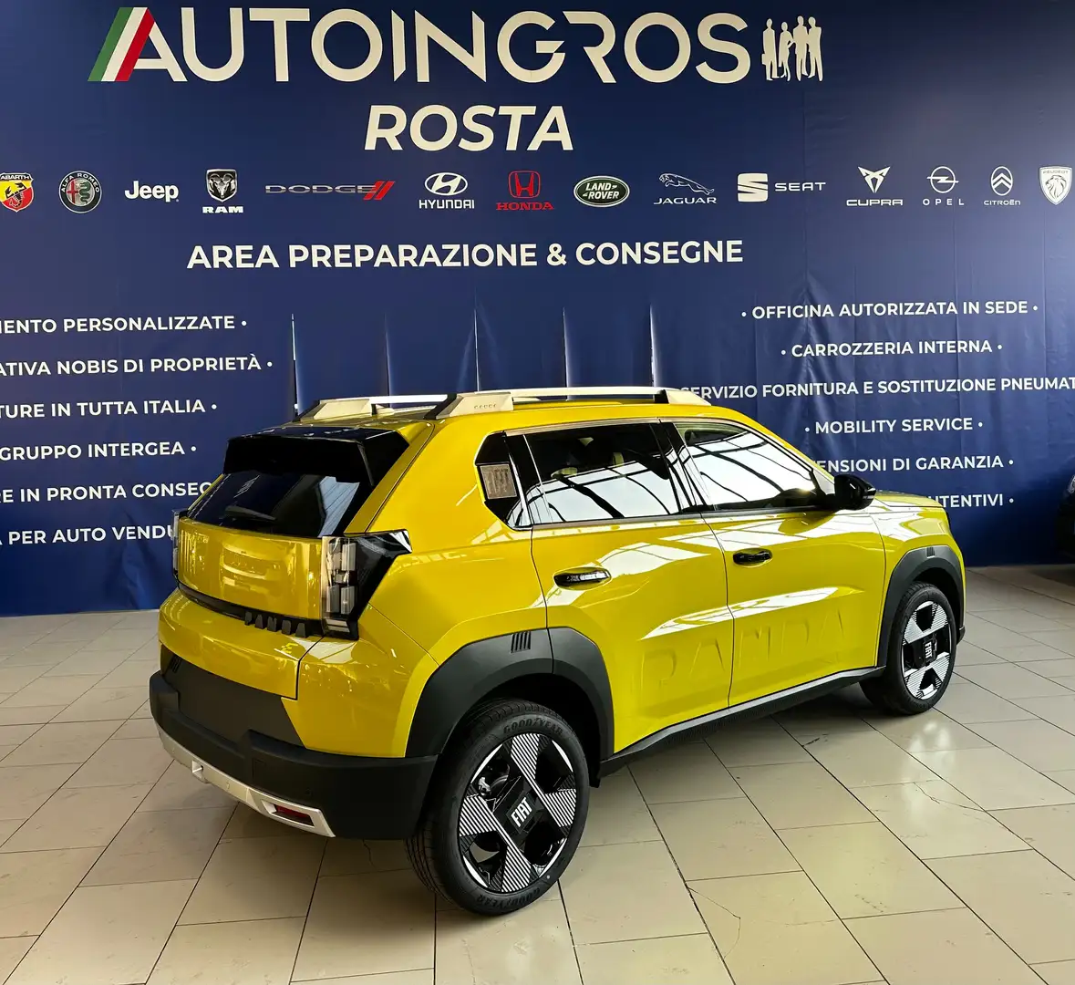 Fiat Grande Panda 1.2 hybrid La Prima 100cv NUOVA DA IMMATRICOLARE Sarı - 2