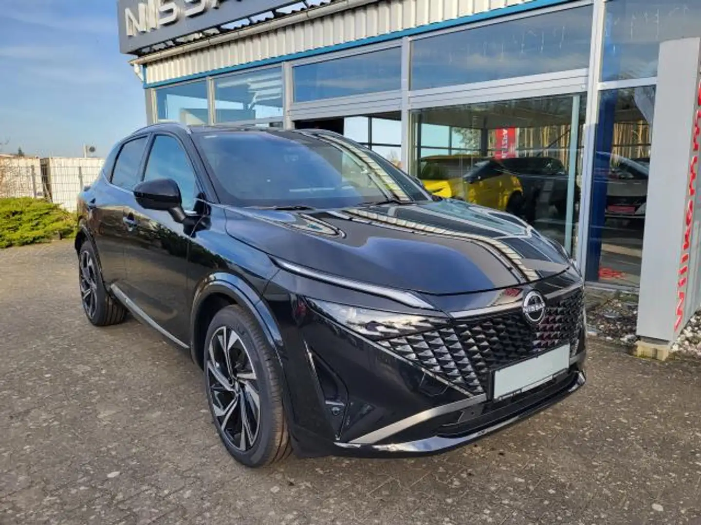 Nissan Qashqai TEKNA+ XTRONIC 4X2 RELING HUD ALCANTARA Noir - 1