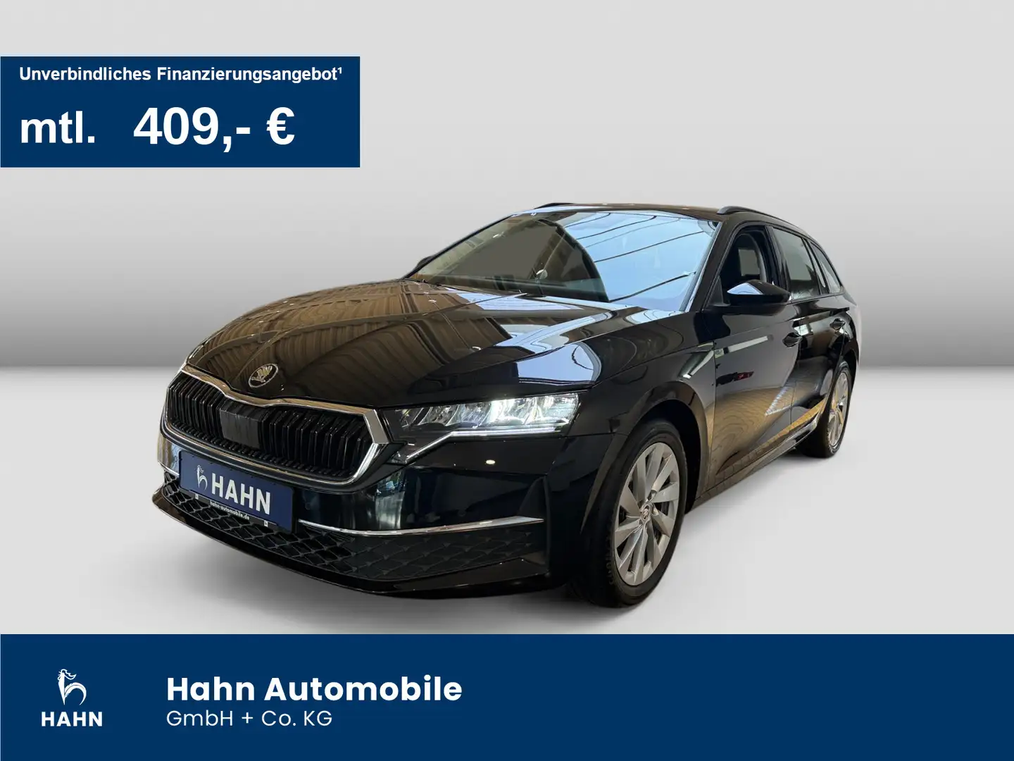 Skoda Octavia 1.5TSI DSG Selection AHK-Vor LED PDC Nav Schwarz - 1