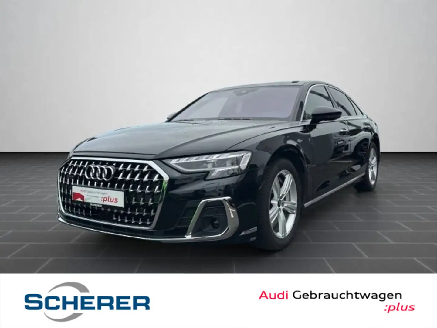 Audi A8 60 TFSI e quat./tiptr. Head-Up/Matrix-LED/Pan Schwarz - 1