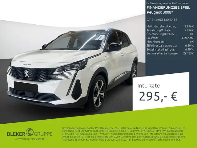 Peugeot 3008 GT BlueHDi 130 EAT8
