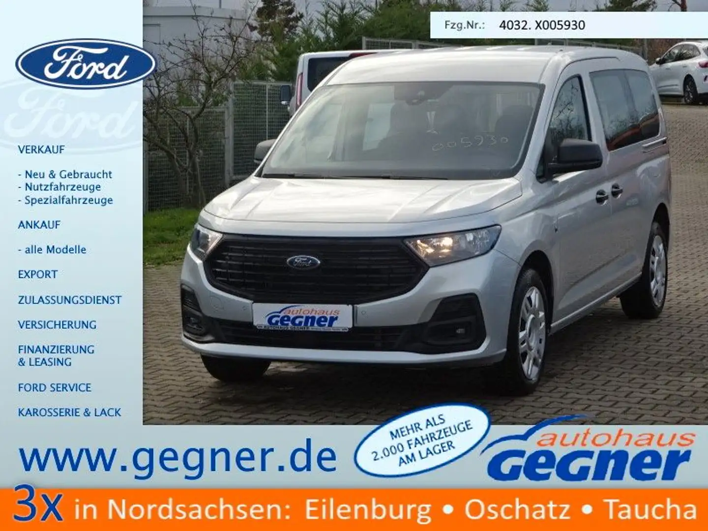 Ford Grand Tourneo Connect Trend Autom 84kW GRA PDC Silber - 1