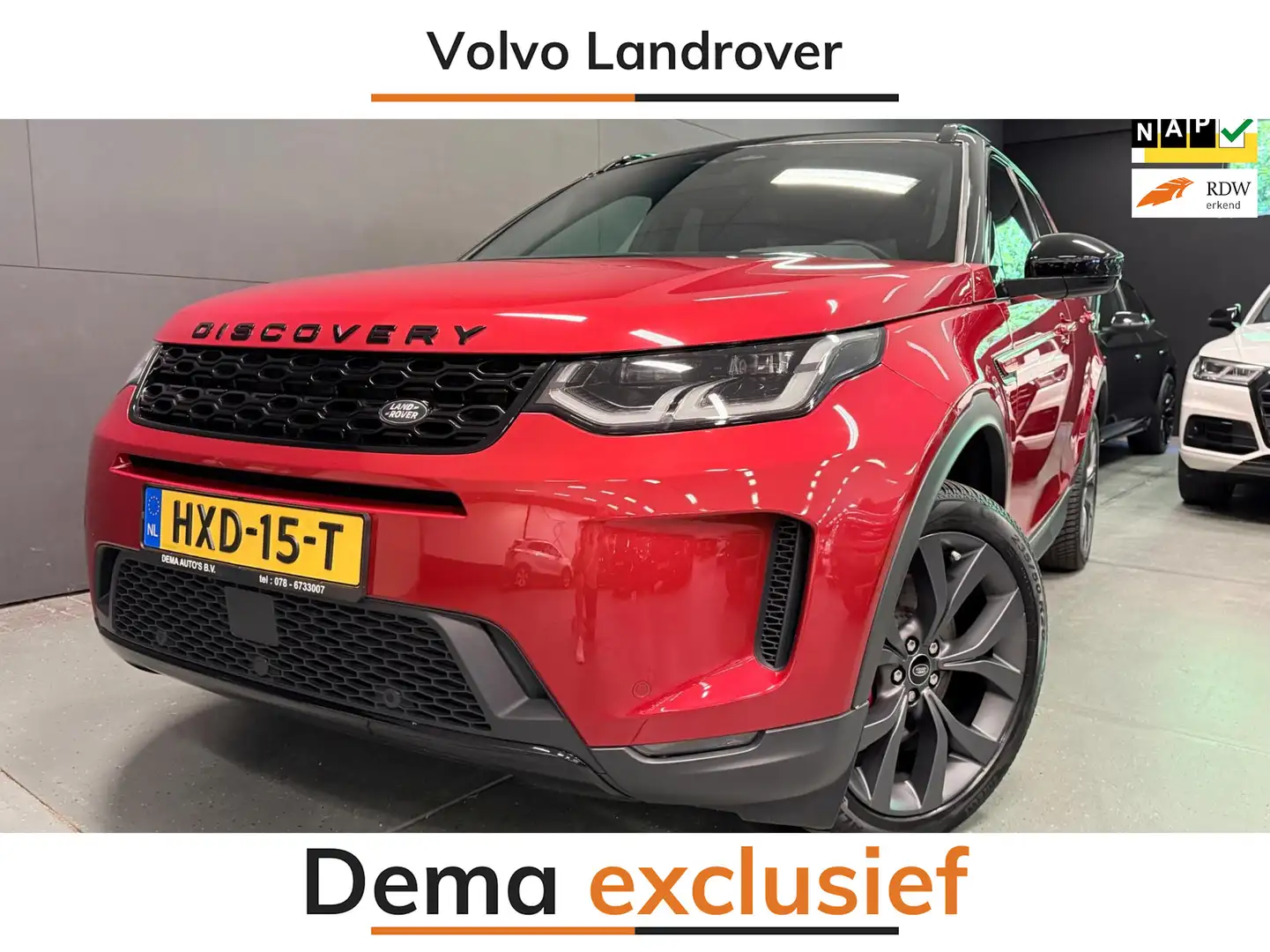 Land Rover Discovery Sport P300e 1.5 R-Dynamic SE NAVI/MERIDIAN-SOUND/LED/DAB Rood - 1