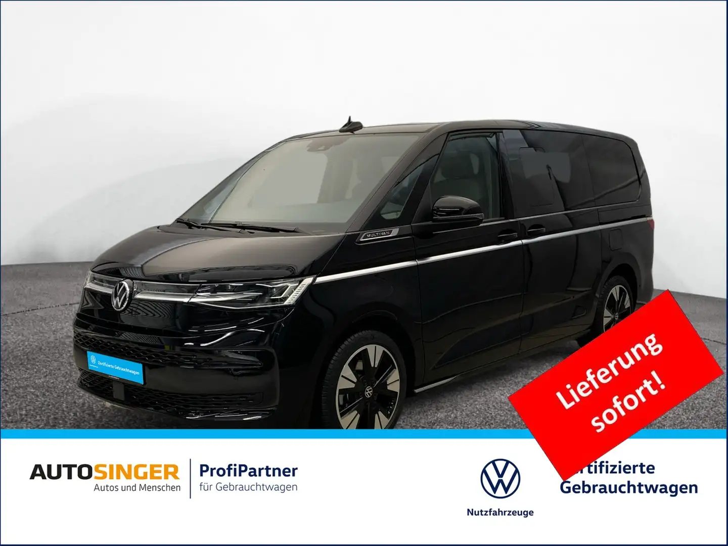 Volkswagen T7 Multivan Style TSI LANG LÜ 7S*ELEK.TÜR*STDHZ Czarny - 1